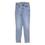 LEVI'S 721 Womens Jeans Blue Slim Skinny Denim Light W26 L28 Stretch Cotton