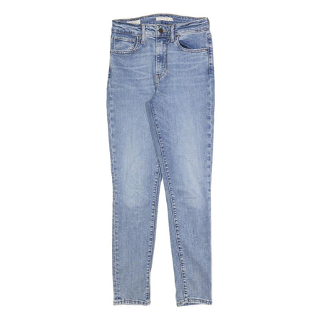 LEVI'S 721 Womens Jeans Blue Slim Skinny Denim Light W26 L28 Stretch Cotton