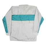 SPORTING LIFE Mens Grey & Teal Colourblock Track Jacket M Polyester Blend Zip