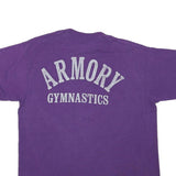 THE BEST Mens Purple Coach Armory Gymnastics Center Graphic T-Shirt L Short