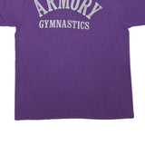 THE BEST Mens Purple Coach Armory Gymnastics Center Graphic T-Shirt L Short