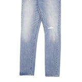 LEVI'S 501S Womens Slim Blue Denim Raw Button W27 L32 Slim Fit Jeans