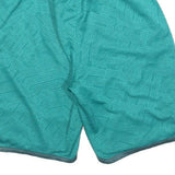 ADIDAS Mens Shorts Turquoise Casual S W24 Cotton Blend Sporty