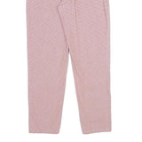 JECKERSON Womens Cotton Blend Pink Regular Straight Trousers W26 L26 Stylish
