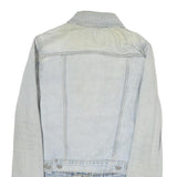LEVI'S Womens Blue Denim Jacket M Cotton Classic Button Closure Casual