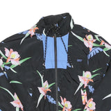 LEVI'S Womens Black & Blue Floral Zip Jacket XS Polyester Casual Sportswear