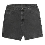 WRANGLER Mens Shorts Black Denim Casual M W40 Classic Cotton