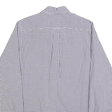 NAUTICA Mens Blue & White Check Shirt XS Button Down Long Sleeve Casual Cotton