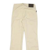 BARBOUR Womens Cotton Blend Beige Regular Straight Trousers W28 L29 Casual Wear