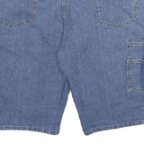 DICKIES Mens Denim Blue Carpenter Shorts XL W40 Cotton Blend Flexible Fit