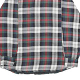 WRANGLER Mens Blue Green Red Check Button Jacket XL Cotton Blend Casual Wear