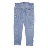 DICKIES Mens Relaxed Light Blue Denim Jeans W34 L29 Workwear Casual Zip Fly