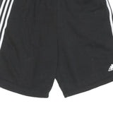 ADIDAS Mens Shorts Black Sports Casual L W30 Cotton Blend Athletic