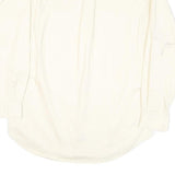 TOMMY HILFIGER Mens White Plain Shirt S Button-Down Collar Long Sleeve Cotton
