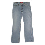 LEVI'S Womens Regular Fit Blue Denim Jeans W32 L30 Button Closure Classic Style
