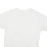 CHAMPION Mens White University Of Wyoming Graphic T-Shirt L Short Sleeve Crew