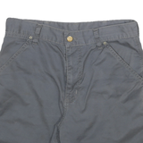 CARHARTT Womens Shorts Grey Casual Cotton Blend M W28 Workwear Pockets