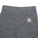 CARHARTT Womens Shorts Grey Casual Cotton Blend M W28 Workwear Pockets