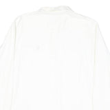 U.S. POLO ASSN Mens White Shirt L Classic Polo Logo Button Down Formal Cotton