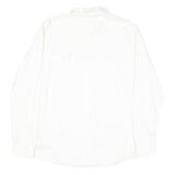 U.S. POLO ASSN Mens White Shirt L Classic Polo Logo Button Down Formal Cotton