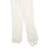 UNION BAY Womens Polyester Blend White Regular Straight Trousers W36 L32 Casual