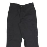 DICKIES Mens Cotton Blend Black Regular Cargo Trousers W29 L25 Workwear Zip