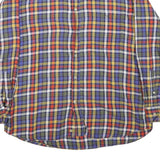 PAUL & SHARK Mens Multicolour Check Shirt L Button-Down Collar Long Sleeve