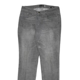 SEVEN7 Womens Jeans Grey Regular Straight Denim Medium W30 L30 Slim Classic Zip