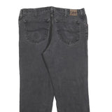 LEE Mens Cotton Blend Regular Fit Straight Leg Denim Blue W38 L29 Classic Zip