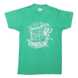 HANES Womens Green St Pats Day Graphic T-Shirt S Short Sleeve Crew Neck Cotton