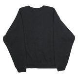 RUSSELL ATHLETIC Mens Black Munster Mustangs Crew Neck L Cotton Blend Pullover