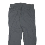 COLUMBIA Mens Polyester Blend Grey Relaxed Straight Trousers W36 L30 Outdoor Zip
