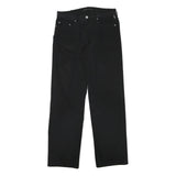 VERSACE JEANS COUTURE Womens Regular Black Polyester Blend Trousers W30 L31