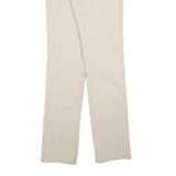 ARMANI JEANS Womens Cotton Blend Beige Slim Straight Trousers W26 L32