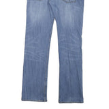 VANS Mens Jeans Blue Cotton Blend Regular Straight Zip W32 L31 Casual Denim
