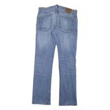 VANS Mens Jeans Blue Cotton Blend Regular Straight Zip W32 L31 Casual Denim