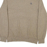 CHAPS Mens Beige Plain Cotton Blend Pullover Jumper XL Casual Winter Knitwear