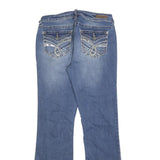 WALL FLOWER Womens Blue Regular Flared Denim Medium W30 L32 Stylish Cotton Blend