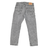 LEVI'S 502 Mens Jeans Grey Classic Straight Denim Medium W30 L25 Cotton Blend