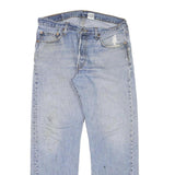 LEVI'S 501 Mens Jeans Blue Regular Straight Denim Medium W32 L30 Classic Style