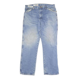 DICKIES Mens Regular Fit Blue Denim Jeans Button Closure W36 L31 Classic Casual
