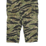 TRU-SPEC Mens Cotton Blend Green & Brown Camouflage Regular Fit Cargo Trousers