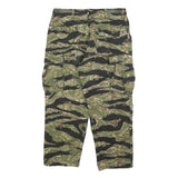 TRU-SPEC Mens Cotton Blend Green & Brown Camouflage Regular Fit Cargo Trousers
