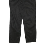 NAUTICA Womens Black Cotton Blend Slim Straight Trousers W33 L26 Stylish Casual