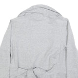 THE NORTH FACE Womens Grey Cotton Blend Drawstring Jacket S Jersey Classic