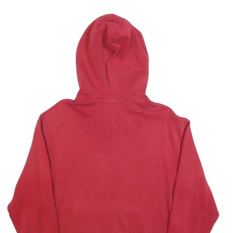 AIR JORDAN Mens Red Hoodie M Cotton Blend Pullover Casual Streetwear