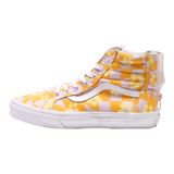 VANS Old Skool High Top Trainers Yellow Canvas Girls UK 4.5