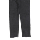 LEVI'S 502 Mens Jeans Black Slim Skinny Denim Raw W29 L26 Classic Zip Cotton