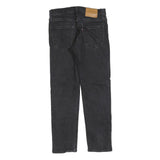 LEVI'S 502 Mens Jeans Black Slim Skinny Denim Raw W29 L26 Classic Zip Cotton