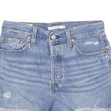 LEVI'S Womens Denim Blue Cut-Off Shorts S W29 Distressed Vintage Style